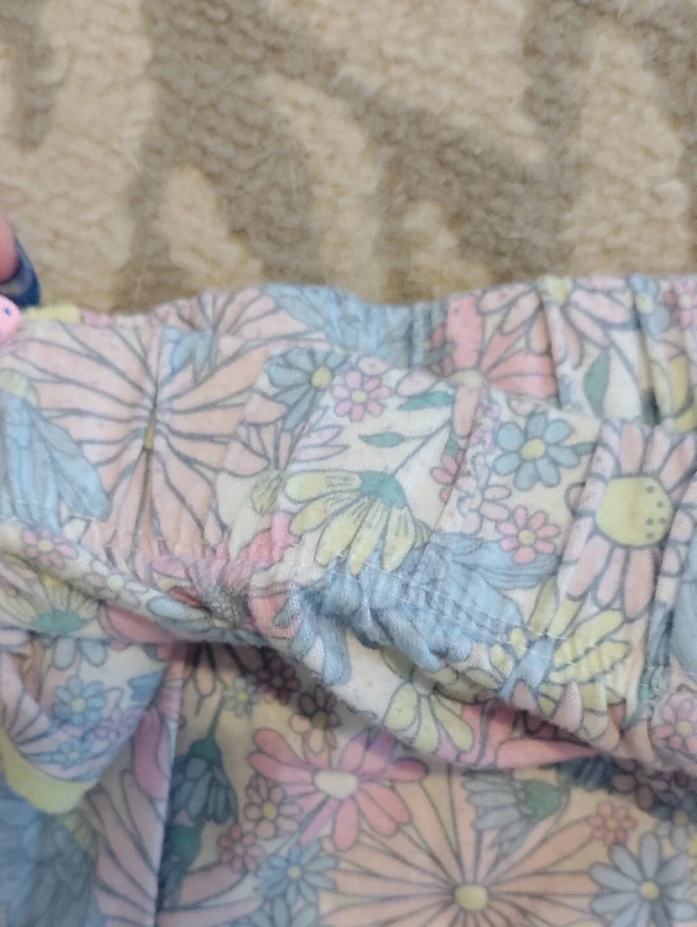 Kids Cozy State of Mind Pajama Set - Light Yellow Floral